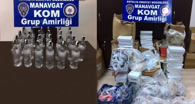 Manavgat'ta Kaçakçılık Operasyonu