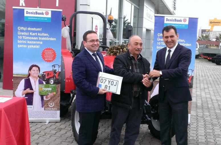 Çiftçinin hediyesi DenizBank’tan