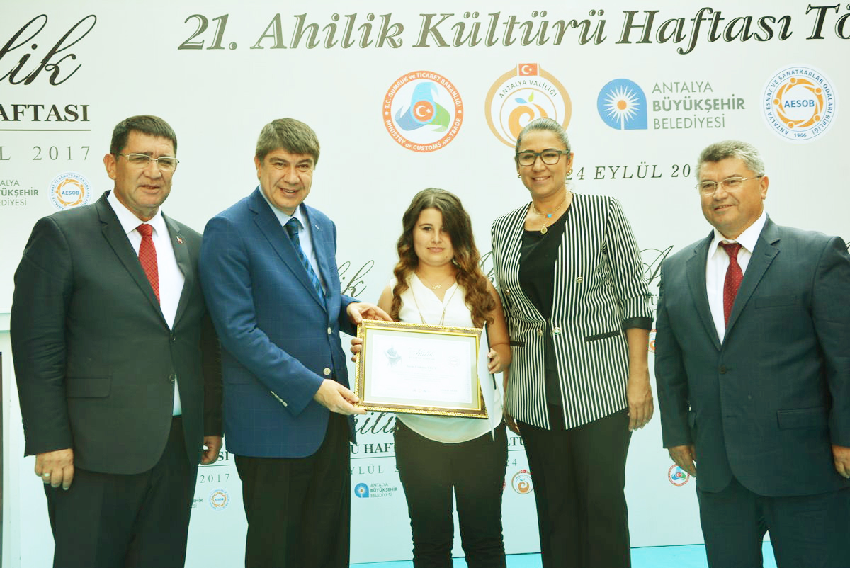 Ahilik Haftasında Yılın Kalfası Serik’ten