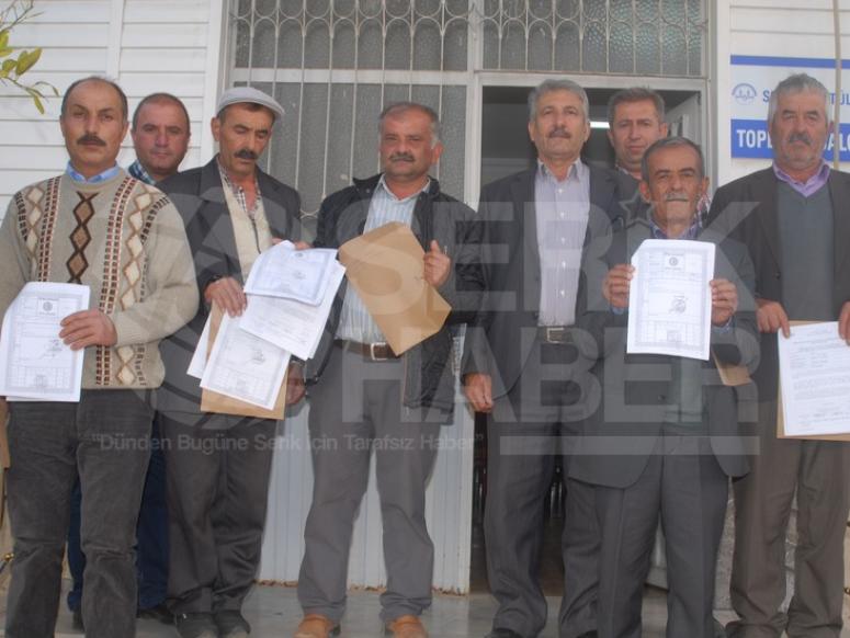 Selzedereler Tapularını Aldı ve Evlerine Kavuştular