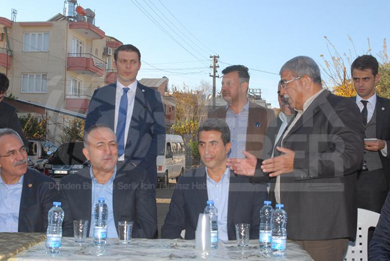Bakan Çavuşoğlu Serik’te Ziyarette Bulundu