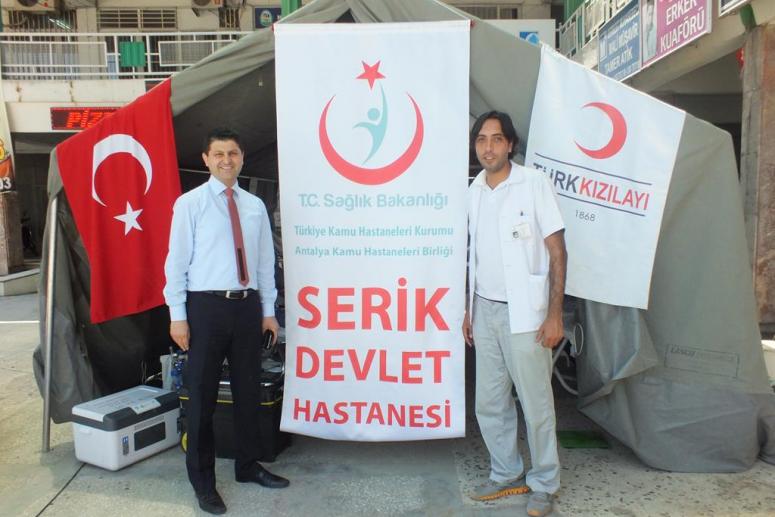 Dünya Kan Bağışçıları Gününde Serik’te Kan Bağışı Kampanyası