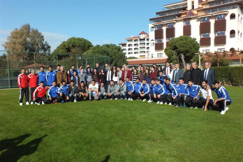 Çalık Serik Belediyesporu Kampta Ziyaret etti