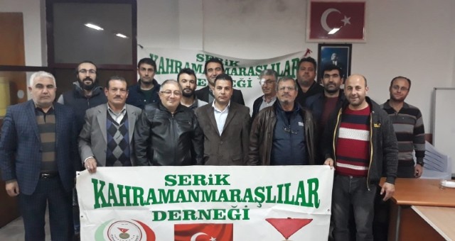 Serik Kahramanmaraşlılar Derneğin‘De Yönetim Değişikliği