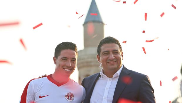Samir Nasri ilk idmanına çıktı