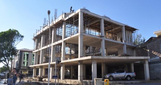 Merkez Camii İnşaatı Hızla Yükseliyor