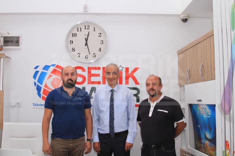 Rüstemoğlu, Gazetemizi Ziyaret Ederek Teşekkür ve Veda Etti