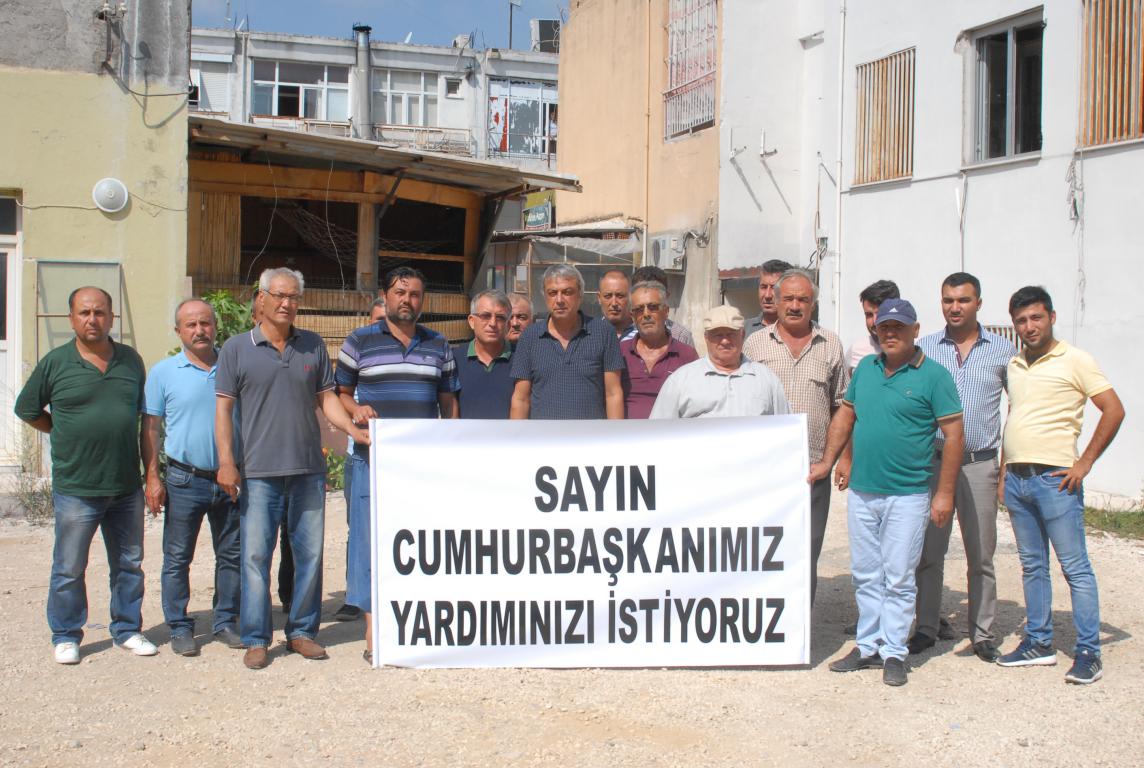 Çiftçiler; Cumhurbaşkanımız’dan yardım istiyoruz dedi