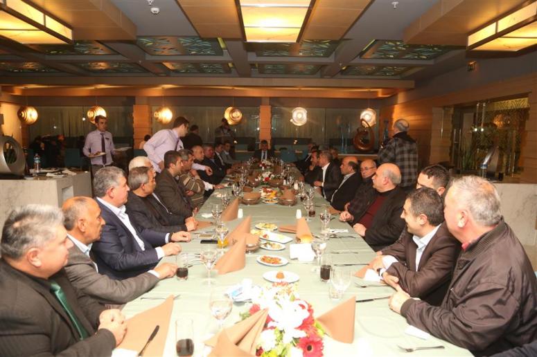 Başkanlar Serik İçin Yemekte Buluştu