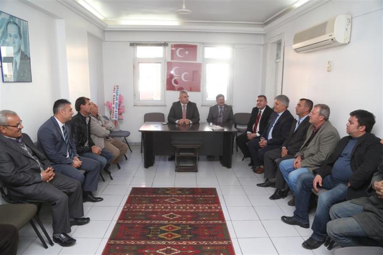 Başkan Çalık’ tan Mhp İlçe Başkanı Yılmaz’ a Ziyaret