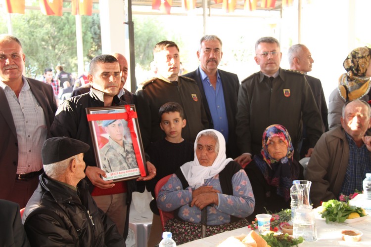 Serik’te Vatan için Şehit olanlara Mevlîd-i Şerif okutuldu