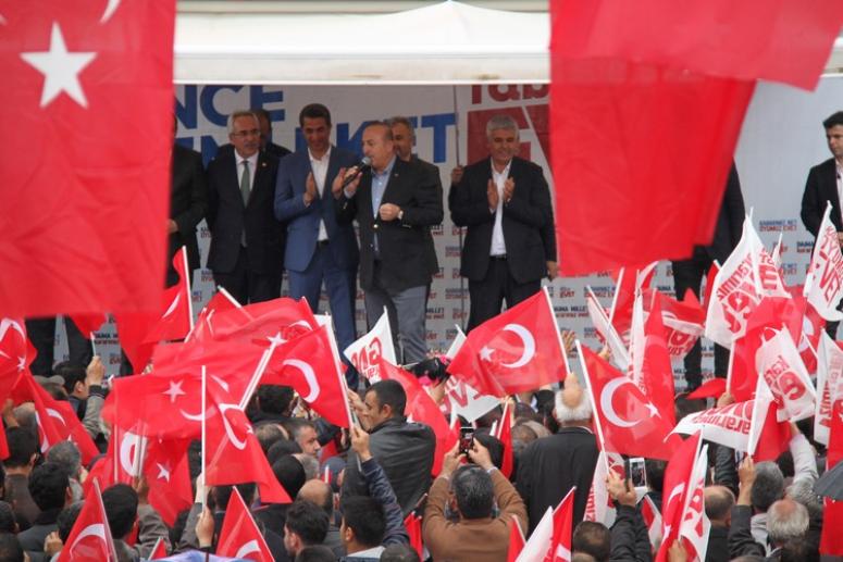 Çavuşoğlu; Bu hainleri Serikli kardeşlerim sandığa gömecektir