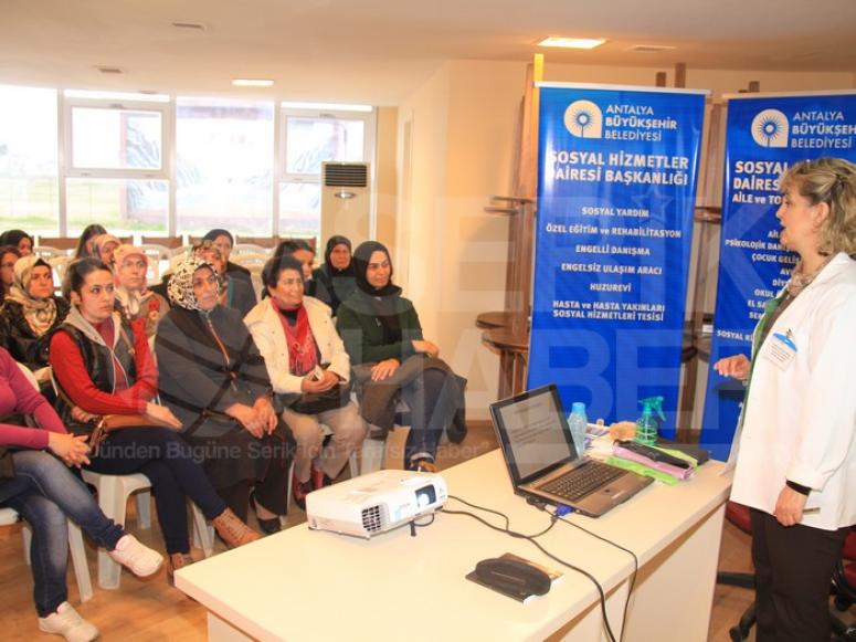 Büyükşehir'den Serikli Bayanlara Cilt ve Saç Bakımı