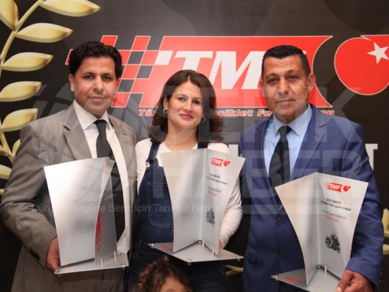 Serikli Motosiklet Yarışçıları Ödüllerini Aldı