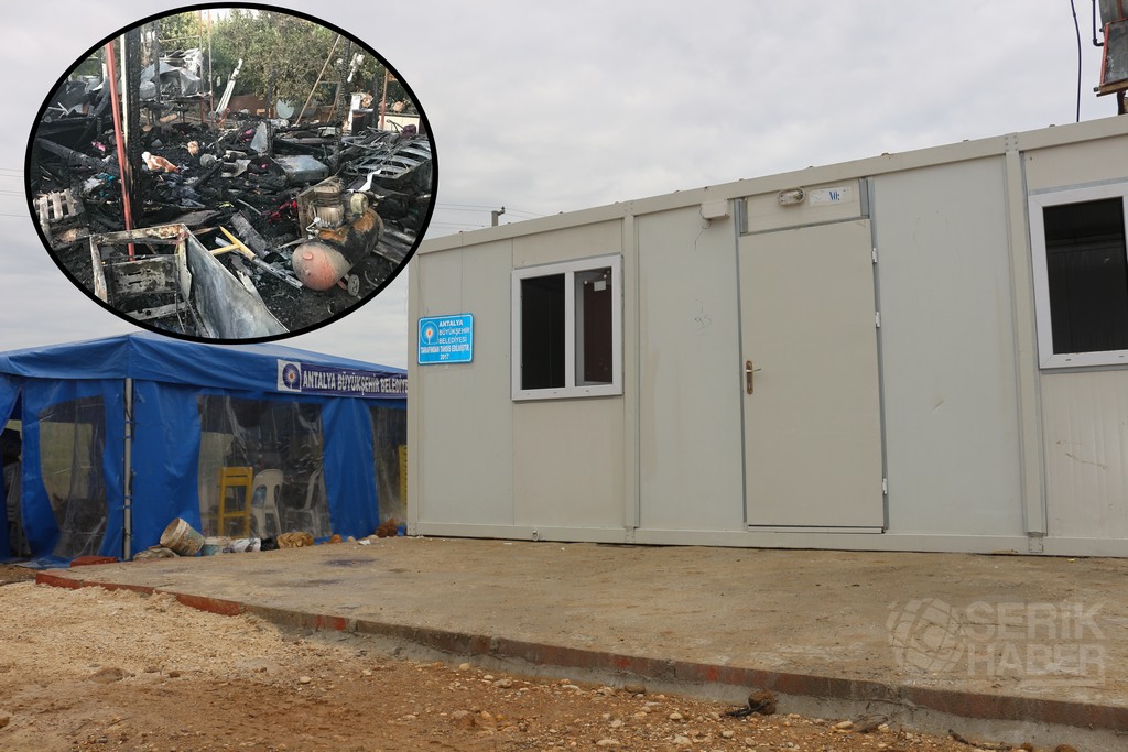Büğüş’te Evi Yanan Yılmaz Ailesine Büyükşehir Yardımı