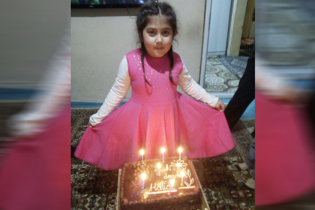 Minik Hatice yedi yaşına girdi